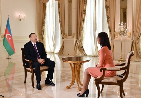 Azerbaijani president interviewed by Russia-24 channel - VIDEO